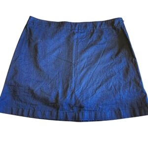 LANDS END Navy Blue School Uniform Preppy Casual Skort Women SZ 10